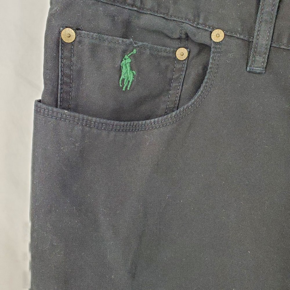 Polo Ralph Lauren Straight Leg Jeans Black 40 x 30 - Picture 5 of 15